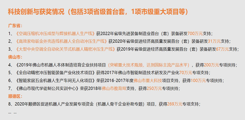 凱（kǎi）碩衝壓機器人政府立項